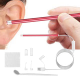 Maxbell Ear Wax Removal w/Camera Endoscope Otoscope Earpick Ear Cleaning Red