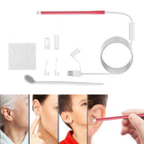Maxbell Ear Wax Removal w/Camera Endoscope Otoscope Earpick Ear Cleaning Red