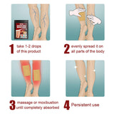Maxbell 6pcs Vein massage varicose leg vein patch with optional pen without pen