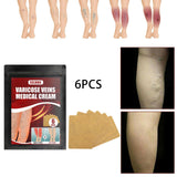 Maxbell 6pcs Vein massage varicose leg vein patch with optional pen without pen