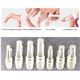 Maxbell Finger Splints Simple Lightweight Straightening Fix for Osteoarthritis 63-69mm