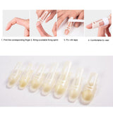 Maxbell Finger Splints Simple Lightweight Straightening Fix for Osteoarthritis 63-69mm