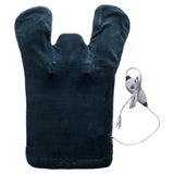 Maxbell Electric Heat Shawl Relief Massaging Heat Wrap Electric Heat Pad Blue