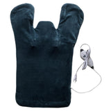Maxbell Electric Heat Shawl Relief Massaging Heat Wrap Electric Heat Pad Blue