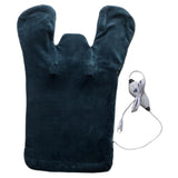 Maxbell Electric Heat Shawl Relief Massaging Heat Wrap Electric Heat Pad Blue