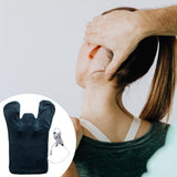 Maxbell Electric Heat Shawl Relief Massaging Heat Wrap Electric Heat Pad Blue
