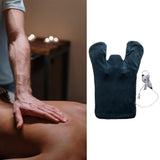 Maxbell Electric Heat Shawl Relief Massaging Heat Wrap Electric Heat Pad Blue