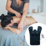 Maxbell Electric Heat Shawl Relief Massaging Heat Wrap Electric Heat Pad Blue