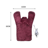 Maxbell Electric Heat Shawl Relief Massaging Heat Wrap Electric Heat Pad Red
