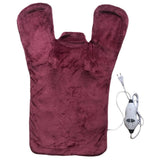 Maxbell Electric Heat Shawl Relief Massaging Heat Wrap Electric Heat Pad Red