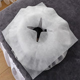 Maxbell 100Pcs Disposable Face Cradle Covers Microfiber for Massage Tables Chairs
