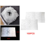 Maxbell 100Pcs Disposable Face Cradle Covers Microfiber for Massage Tables Chairs