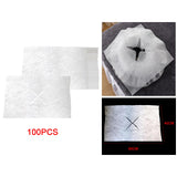 Maxbell 100Pcs Disposable Face Cradle Covers Microfiber for Massage Tables Chairs