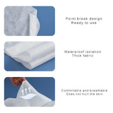 Maxbell 100x Disposable Face Cradle Covers Massage Face Covers for Salon 40g Cotton