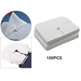 Maxbell 100x Disposable Face Cradle Covers Massage Face Covers for Salon 30g Fabric