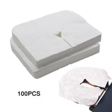 Maxbell 100x Disposable Face Cradle Covers Massage Face Covers for Salon 30g Fabric