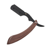 Maxbell Straight Edge Razor for Man Wood Handle Rust Free Close Shaving Professional