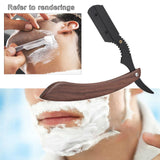 Maxbell Straight Edge Razor for Man Wood Handle Rust Free Close Shaving Professional