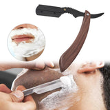 Maxbell Straight Edge Razor for Man Wood Handle Rust Free Close Shaving Professional