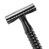 Maxbell Metal Safety Razor Double Sided Premium One Single Travel  Black