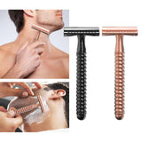 Maxbell Metal Safety Razor Double Sided Premium One Single Travel  Black