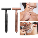 Maxbell Metal Safety Razor Double Sided Premium One Single Travel  Black