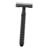 Maxbell Metal Safety Razor Double Sided Premium One Single Travel  Black
