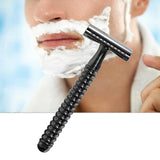 Maxbell Metal Safety Razor Double Sided Premium One Single Travel  Black