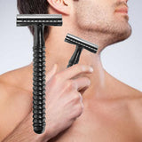 Maxbell Metal Safety Razor Double Sided Premium One Single Travel  Black