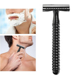 Maxbell Metal Safety Razor Double Sided Premium One Single Travel  Black