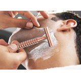 Maxbell Metal Safety Razor Double Sided Premium One Single Travel  Rose Golden