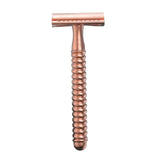 Maxbell Metal Safety Razor Double Sided Premium One Single Travel  Rose Golden