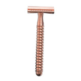 Maxbell Metal Safety Razor Double Sided Premium One Single Travel  Rose Golden