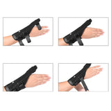 Maxbell Wrist Arm Support Brace for Hand Sports Injuries Finger Fitness M Left