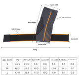 Maxbell Adjustable Ankle Support Brace Elastic Foot Protection for Sports M 37-39
