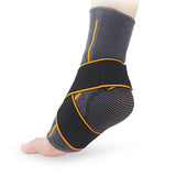 Maxbell Adjustable Ankle Support Brace Elastic Foot Protection for Sports M 37-39