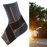 Maxbell Adjustable Ankle Support Brace Elastic Foot Protection for Sports M 37-39