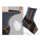 Maxbell Adjustable Ankle Support Brace Elastic Foot Protection for Sports M 37-39