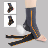 Maxbell Adjustable Ankle Support Brace Elastic Foot Protection for Sports M 37-39