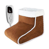 Maxbell Electric Heated Foot Warmers EU Plug Machine-Washable for Under Desk Men