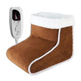 Maxbell Electric Heated Foot Warmers EU Plug Machine-Washable for Under Desk Men