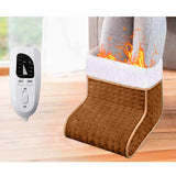 Maxbell Electric Heated Foot Warmers EU Plug Machine-Washable for Under Desk Men