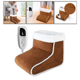 Maxbell Electric Heated Foot Warmers EU Plug Machine-Washable for Under Desk Men