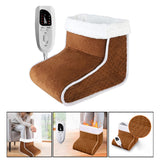 Maxbell Electric Heated Foot Warmers EU Plug Machine-Washable for Under Desk Men