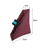 Maxbell 2Pcs Heel Cushion Breathable Soft for Feet Sores Patient wine point XXL