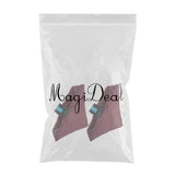 Maxbell 2Pcs Heel Cushion Breathable Soft for Feet Sores Patient wine point one size