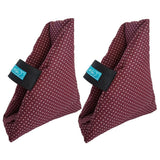 Maxbell 2Pcs Heel Cushion Breathable Soft for Feet Sores Patient wine point one size