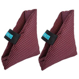 Maxbell 2Pcs Heel Cushion Breathable Soft for Feet Sores Patient wine point one size