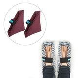 Maxbell 2Pcs Heel Cushion Breathable Soft for Feet Sores Patient wine point one size