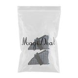 Maxbell 2Pcs Heel Cushion Breathable Soft for Feet Sores Patient blue grid XXL